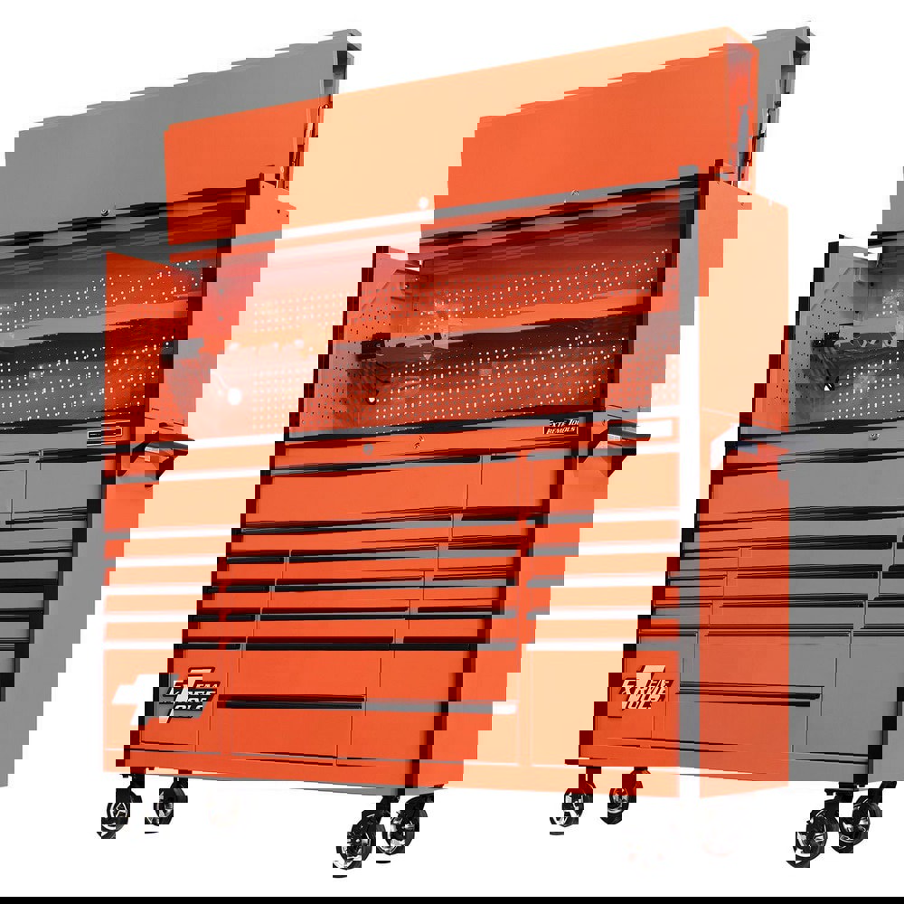 Tool Storage Combos & Systems; Type: Roller Cabinet with Hutch Combo ; Drawers Range: 16 Drawers or More ; Number of Pieces: 2.000 ; Width Range: 72
